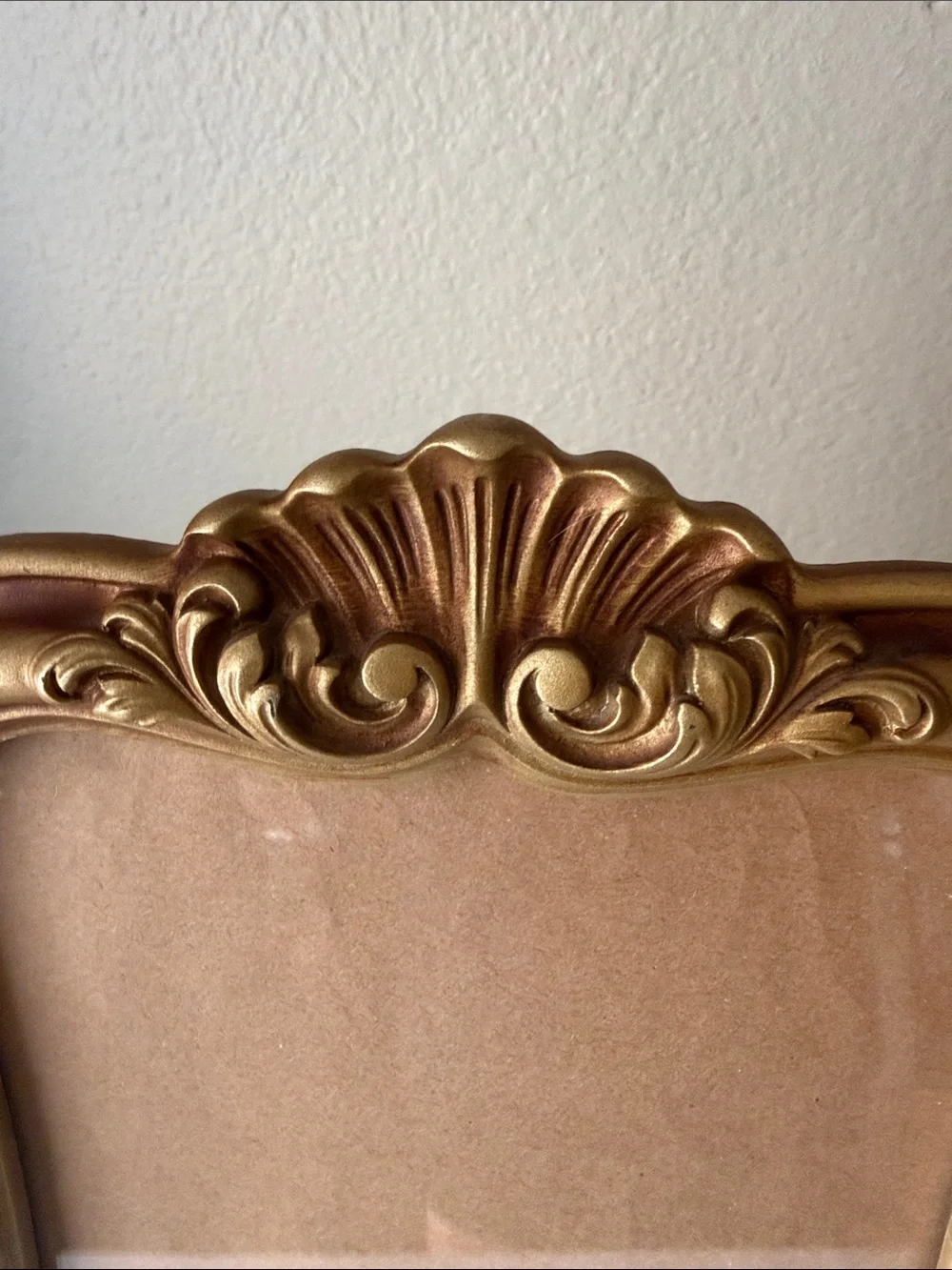 Vintage Gold Tone Table Top Picture Frame 1972